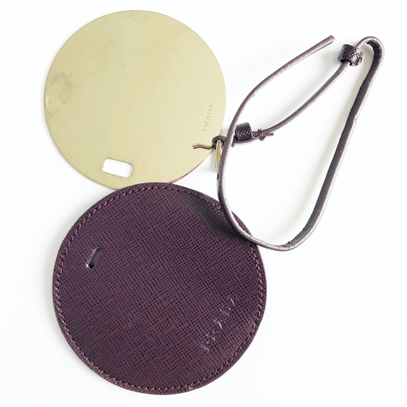 Prada Bag Charm with Mirror Saffiano Leather Accessory with Box and COA - Picture 8 of 12